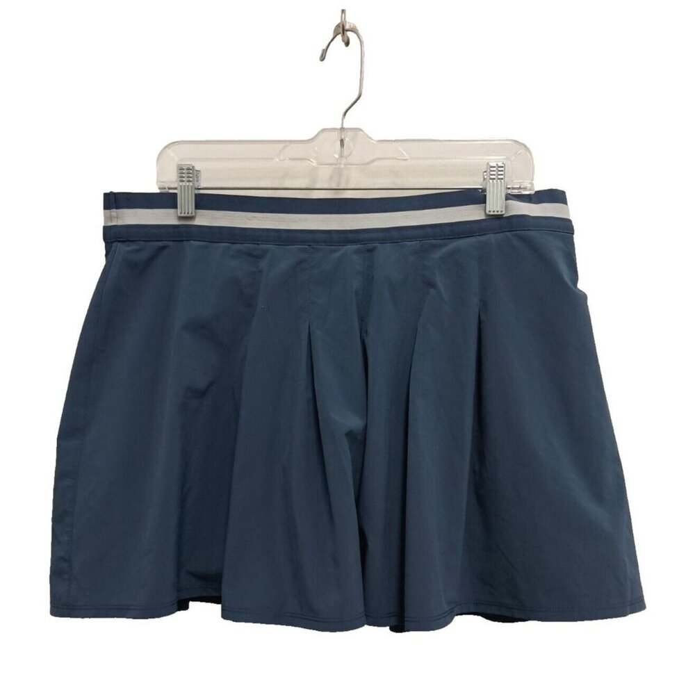 Puma Womens Tennis Skort Size XL Blue Pleated Outdoor Activewear  Pull‎ On